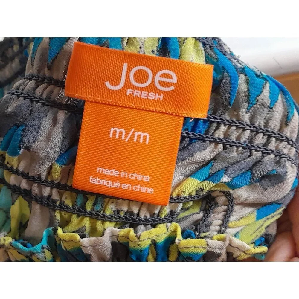 Womens Size Medium Boho Hippie Casual Festival Pleated Mini Skirt
